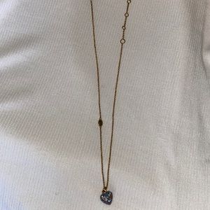 Juicy Couture Gold and Blue Necklace